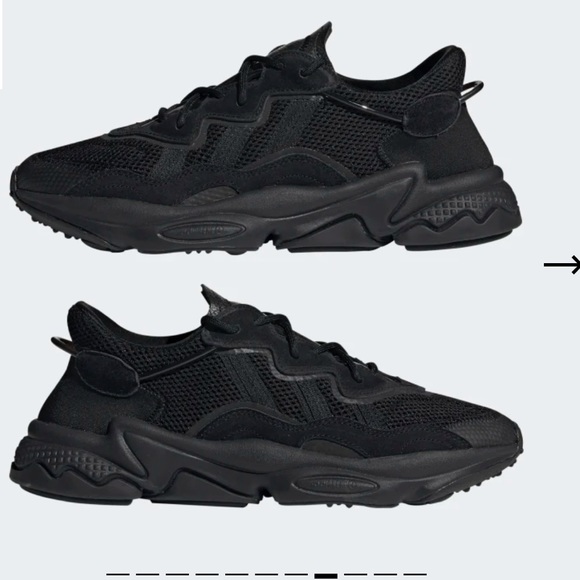 Adidas | BLACK Ozweego Sneaker Mens 4/Womens 6 NWT - Picture 4 of 13